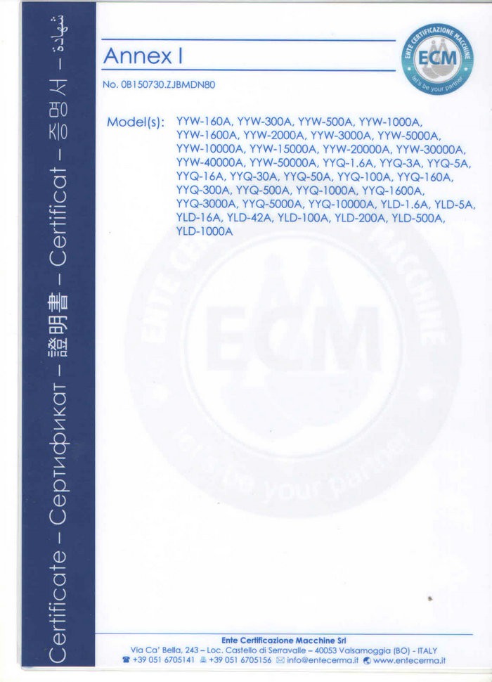 CE certificate 2